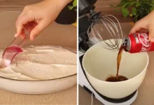 sorvete com Coca-Cola